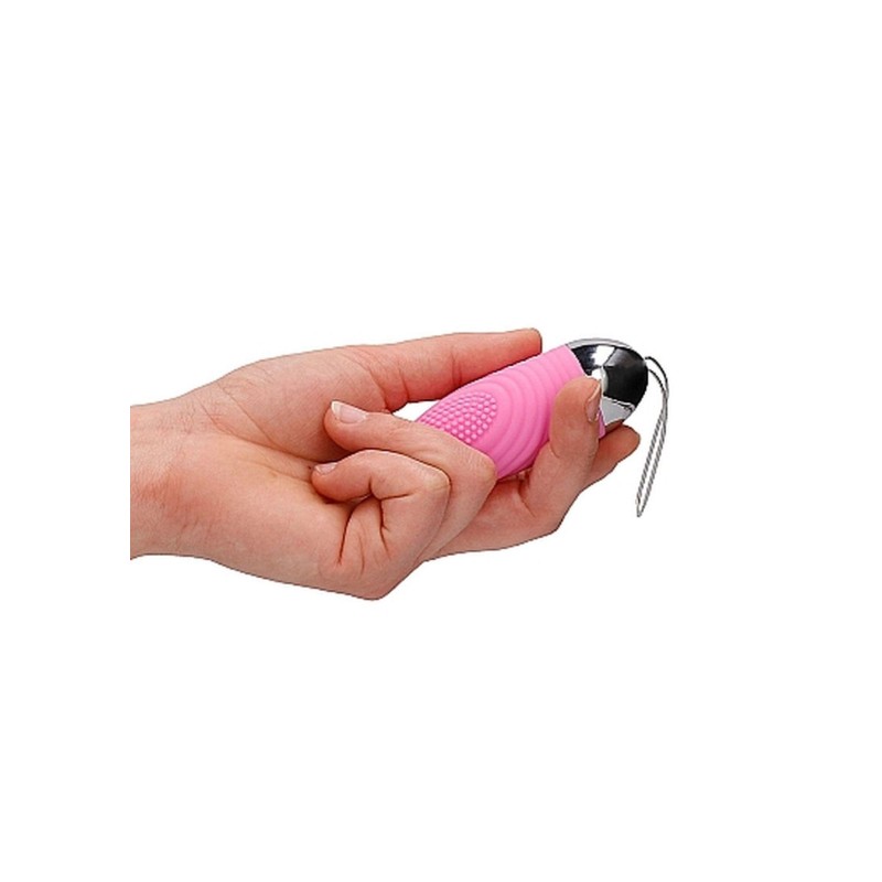 Ethan - Rechargeable Remote Control Vibrating Egg - Pink